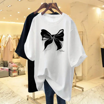 Camiseta feminina de Algodão